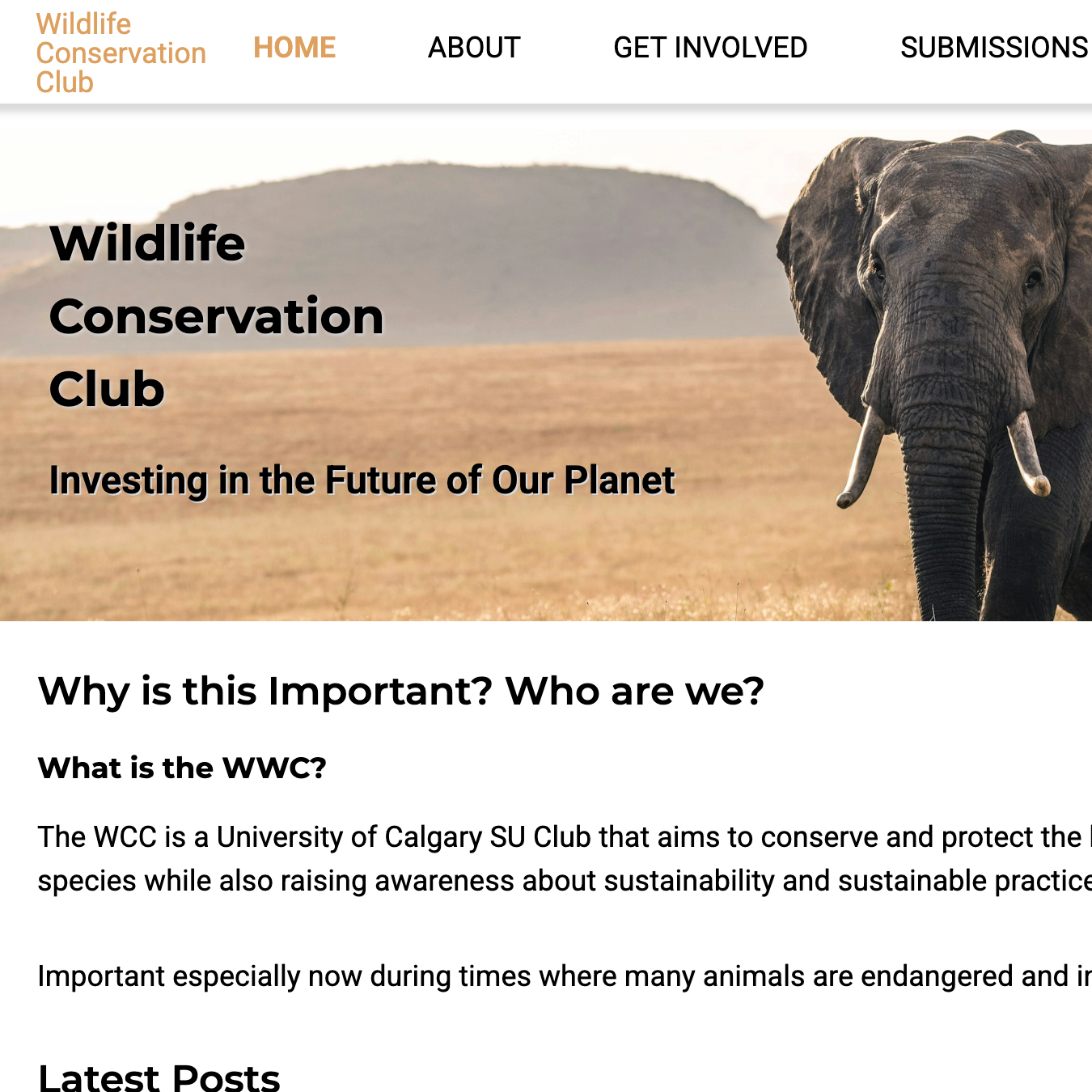 wildlife conservation club website